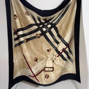 Authentic silk Burberry scarf